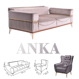 ANKA SOFA SET PIECE LIVING ROOM CHAIR FOR HOME FROM FACTORY WHOLESALE